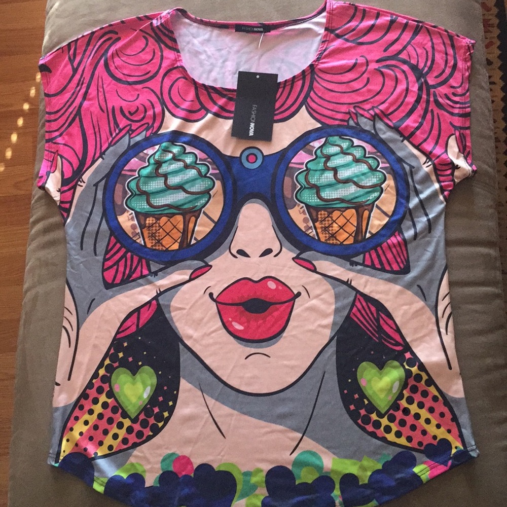 Colorful Graphic Tee